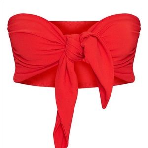 Pretty Little Thing Bandeau Crop Top - NWT